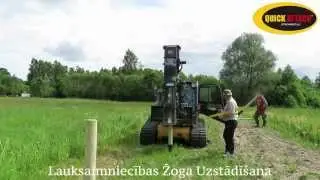 Lauksaimniecības Žoga Uzstādī&scaron;ana
