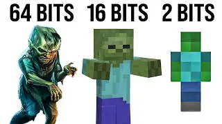 64 bits, 32 bits, 16 bits, 8 bits, 4 bit, 2 bits, 1 bit (Zombie)