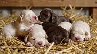 Mother Dog Digs Furiously to Save Her Puppies Buried Alive in Snow