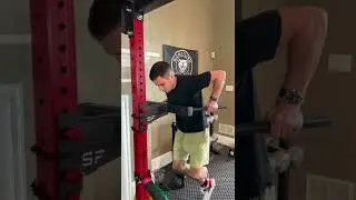 Dip Bar Attachment For 3x3 Inch Power Cage! #dips #chestworkout