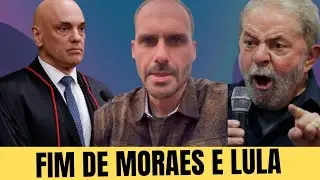 Filho de Bolsonaro fala sobre fim de Alexandre de Moraes e Lula ap&oacute;s Guerra no Rio de Janeiro 