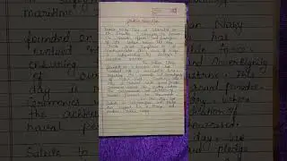 Indian #Navy Day #essaywriting #like  writing essay Indian #navy day #viralnow