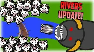 MOOMOO.IO COW ARMY ATTACK!! / NEW RIVERS UPDATE and EPIC RAIDING!! Moomoo.io - iHASYOU