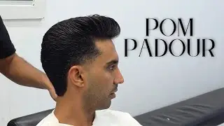 Pompadour Haircut Transformation ✨ From Basic to Bold!