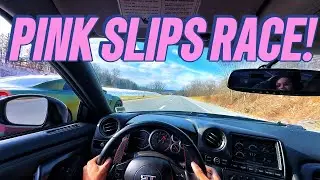 POV Drive: Street Racing 800HP GTR VS Hellcat! [4K]