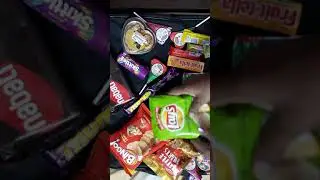 BINGO POTATO CHIPS TOMATO FLAVOUR OPEN AND SHOW ASMR