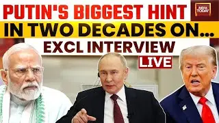 Putin Exclusive Interview: Russia President Putin Praises Trump As  A Peace Maker | Putin LIVE News