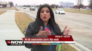 M-59 construction starts this week