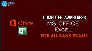 MS OFFICE- Excel | Shortcut keys | Computer Awareness | Online Coaching for SBI IBPS Bank PO