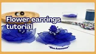 Make These Stunning Anemone Flower Earrings in 30 Minutes!
