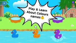 Play and Learn about Colours Names with joy 👶 #kids 