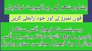 jobs in peshawar, jobs in kpk, private jobs in peshawar, private jobs in kpk,