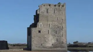 Carrigafoyle Castle  and  Lislaughtin Abbey Ballylongford  Co.Kerry Ireland