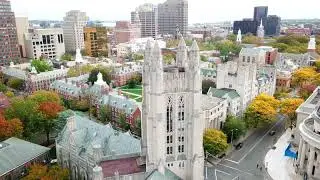 Yale Wrapped in Fall Colors