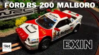 scalextric EXIN ford RS 200 malboro