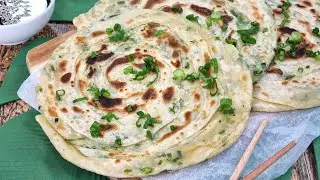 &iexcl;Las Tortitas de Cebolleta Chinas M&aacute;s Deliciosas! Cong You Bing (Receta de Pancakes f&aacute;cil)