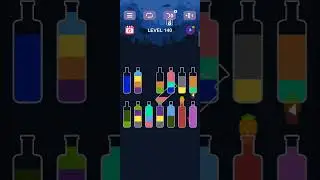 Water sort puzzle level 140 #games #gameplay #level #puzzlegame #gaming #mobilegame #yourgamer1995