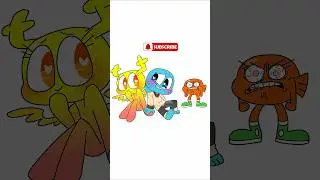 Darwin's Jealousy Gumball and Penny | Not My Problem #theamazingworldofgumball #gumball #art #shorts