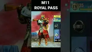 MONTH 11 ROYAL PASS !! M11 ROYAL PASS !! M11 ROYAL PASS LEAKS !! PUBG IN BGMI !! #shorts