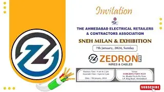 The Ahmedabad Electrical Retailers Contractors Association | Zedron Cable #manufacturing #ahmedabad