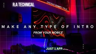 ⭕How to make any type of intro in easy steps⭕ 3d gaming intro,Glitch intro in 1 app🔥