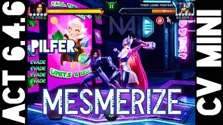 Act 6.4.6 Mesmerize Path and Quake vs Black Widow Claire Voyant Miniboss