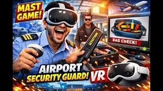 LIVE 🔴 Airport Security Guard Ban Gaya! 😳 VR Gameplay | Meta Quest 3S