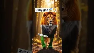 🇮🇳indian lion vs 🇵🇰pakistani lions🦁 big fight😱🔥#ai #shorts#lion