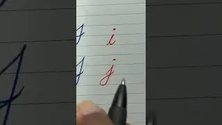 IJKL - Cursive/Calligraphy writing | Practice cursive writing | Practice calligraphy writing