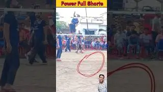 Mr. Saeed Alam✊Power Full 💪Short volleyball video #shorts #volleyball
