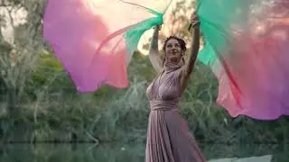 Ethereal Veil Flag Wings Dance with Karina Flow