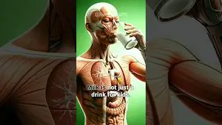 milk absorption #3DVisual #HumanBody #NutritionFlow #MilkScience #AnatomyVisual #ai #BodyCrafft