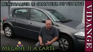 R&eacute;initialiser le compteur de vidange Renault M&eacute;gane II (how to reset oil change indicator)