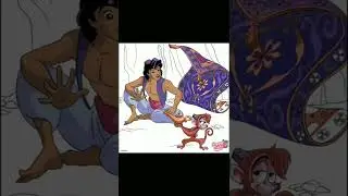 How to paint Aladdin drawing step by step #shorts #colouringaladdin #ideasforbeginners #stepbystep