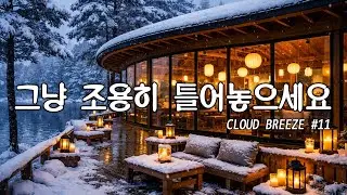 [playlist]❄️눈 덮인 겨울 숲 한가운데 카페 | 차분한 카페 분위기의 잔잔한 팝 #11🎶 | winter lo-fi pop ballad cafe music