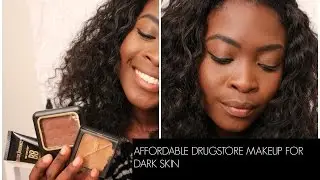 MAC DUPES? $6 FOUNDATION?!  DRUGSTORE MAKEUP FOR DARK SKIN FT. BLACK RADIANCE