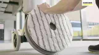 Comment nettoyer les tapis avec la monobrosse karcher BDS 43 Orbital C