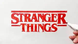 How to Draw the Stranger Things Logo