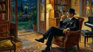 Open Window at Midnight. | Night Breeze & Retro Jazz