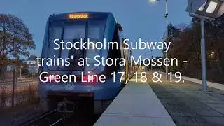 Stockholm Subway @ Stora Mossen.
