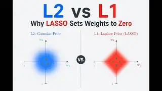 [L1 Regularization] Why LASSO Sets Weights to EXACTLY Zero