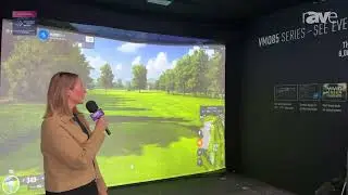ISE 2026: Panasonic Connect Highlights Golf Simulator with PT-VMQ85 4K Projector