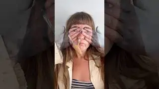 Painting my face with my nose! #youtubeshorts #shortsfeed #shorts #painting #artist #art #painter