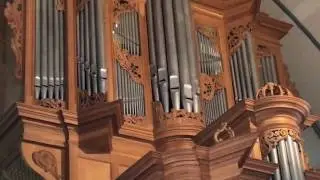 Organist Bastiaan Stolk improviseert
