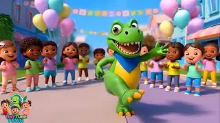 🦖 DINO TUNES COMPILATION 🎵 | Tiny Tune Town T- Rex Songs