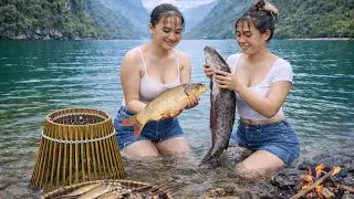 500 Days Living Off the Land &ndash; Two Sisters Build a Farm, Garden & Catch Fish Naturally