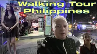 From Crowded Angeles City Nightlife to Peaceful CDC | Walking Tour Philippines