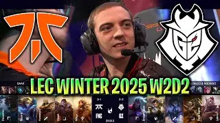 FNC vs G2 LEC WINTER SPLIT 2025 W2D2 | FNATIC vs G2 ESPORTS LEC WINTER SPLIT 2025 W2D2
