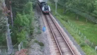 Caley 828 back in regular traffic on the Strathspey Railway.