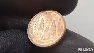 -BIG- ERROR. 2 C&eacute;ntimos de EURO, ESPA&Ntilde;A 2001. EXCEPCIONAL ERROR.